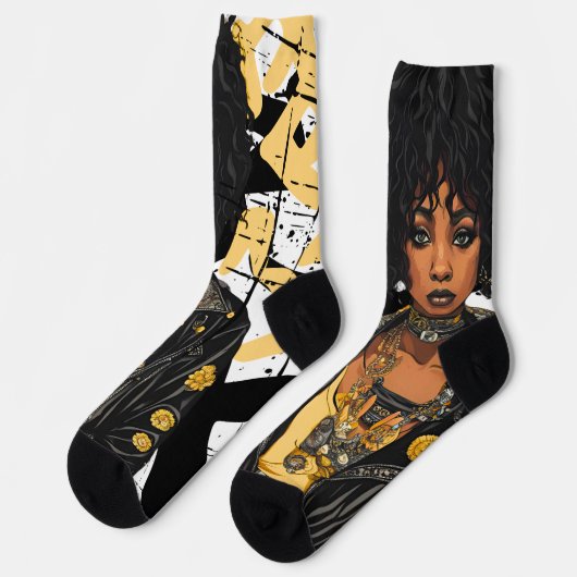 婦人靴下、アーバン美しい、グラフィッティ、アーバン・ガール。 ソックス (左)