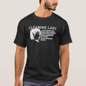 婦人魔術師の掃除 Tシャツ (正面)