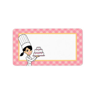媒体のケーキのラベル ラベル
