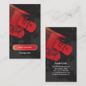 媒体のプロフェッショナルの映画製作者 名刺 (正面/裏面)