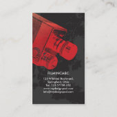 媒体のプロフェッショナルの映画製作者 名刺 (裏面)