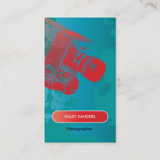 媒体のプロフェッショナルFilmaker 名刺 (正面)