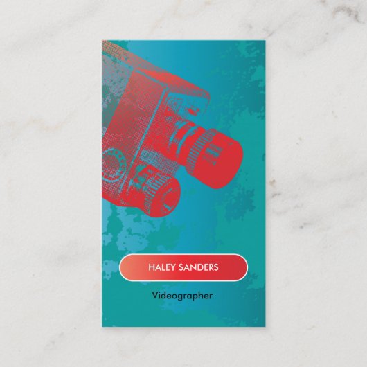 媒体のプロフェッショナルFilmaker 名刺 (正面)