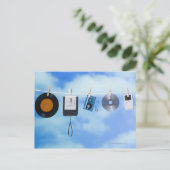 媒体のClothesline ポストカード (スタンド正面)