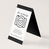 媒体のHashtahのパーソナライズな社会的な印-結婚式 (裏面)