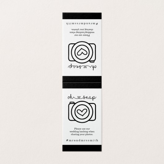 媒体のHashtahのパーソナライズな社会的な印-結婚式 (外部フラット)
