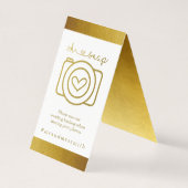 媒体のHashtahのパーソナライズな社会的な印-結婚式 (裏面)