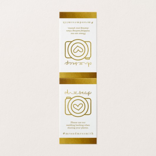 媒体のHashtahのパーソナライズな社会的な印-結婚式 (外部フラット)