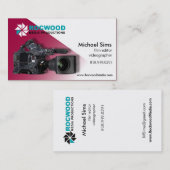 "媒体生産"のコンサルタント、フィルムの編集者、ビデオ 名刺 (正面/裏面)