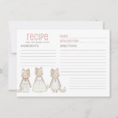 嫁が嫁に行くレシピ 招待状 (正面)