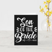 嫁ぎウェディングパーティーファミリーブライダルショウの息子 カード (黄色い花)