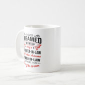 嫁になろうとは夢にも思わなかった コーヒーマグカップ (正面左)