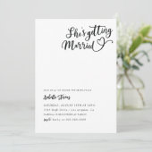 嫁に行くハートブライダルシャワー 招待状 (スタンド正面)