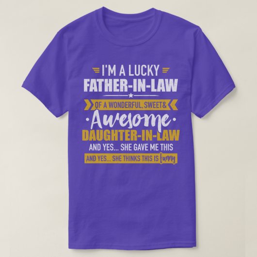 嫁の嫁素晴らし親 Tシャツ (デザイン正面)