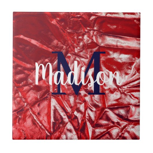 嫁パーソナライズされた女房に結婚贈り物 タイル (正面)