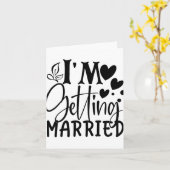 嫁結婚に行く婚約した カード (黄色い花)