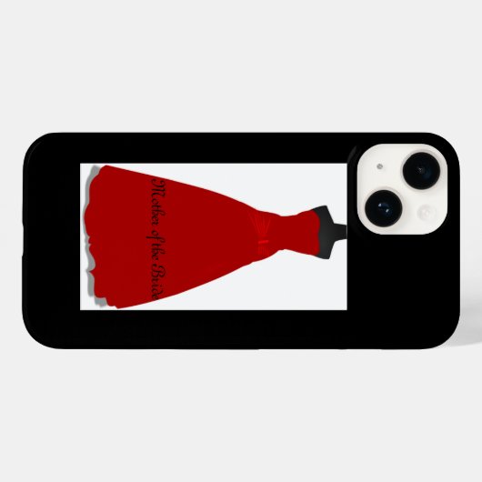 嫁結婚婦の母のドレス Case-Mate iPhoneケース (裏面 (横))