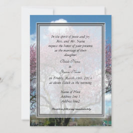 嫁結婚嫁の招待さくらんぼ 招待状