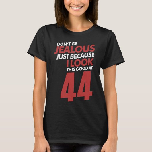 嫉妬しない44 Tシャツ (正面)