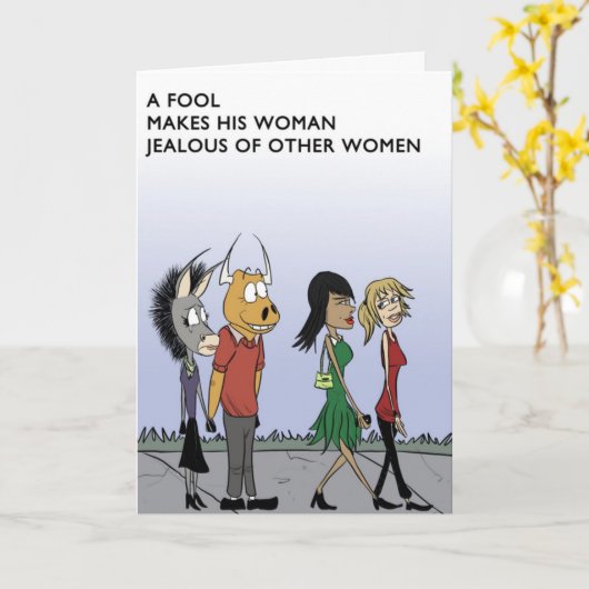 嫉妬の余地はない カード (黄色い花)