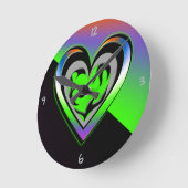 嫉妬の時計 ラウンド壁時計 (傾斜)