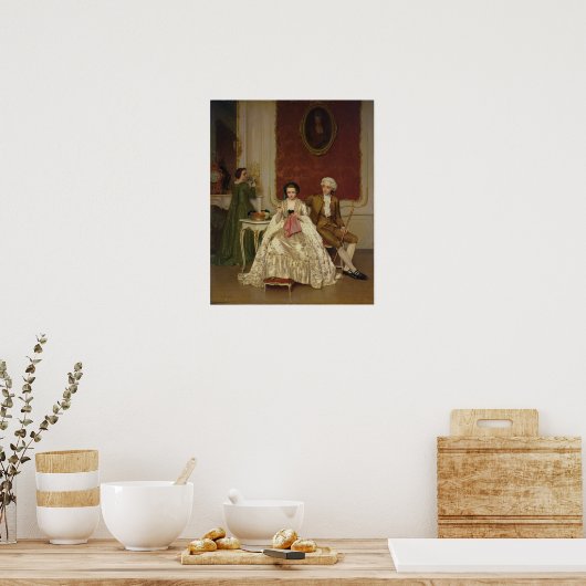 嫉妬， 1861 ポスター (キッチン)