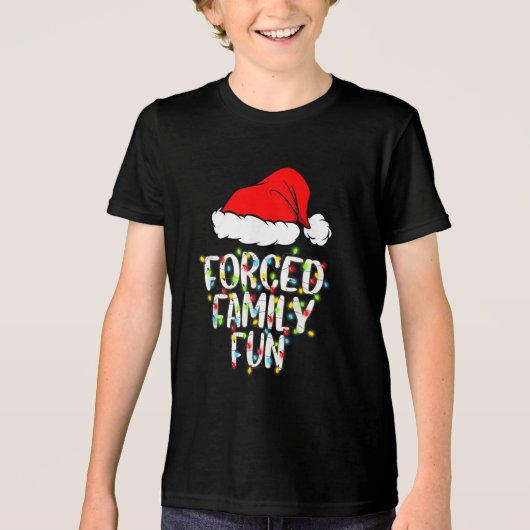 嫌々家族で楽しむ？皮肉たっぷりクリスマスの面白グッズ  トライブレンドＴシャツ (正面)