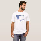 嫌いです Tシャツ (正面フル)