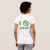 嫌いなえんどう豆 Tシャツ (裏面フル)