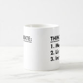 嫌いなもの コーヒーマグカップ (中央)
