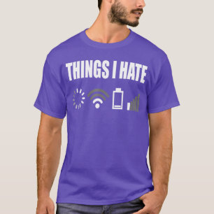 嫌いなもの プログラマー アウトフィット ゲーマー おもしろギフト I Tシャツ