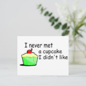 嫌いなカップケーキは一度も見たことがない ポストカード (スタンド正面)
