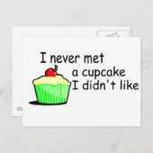 嫌いなカップケーキは見たことがない ポストカード (正面/裏面)