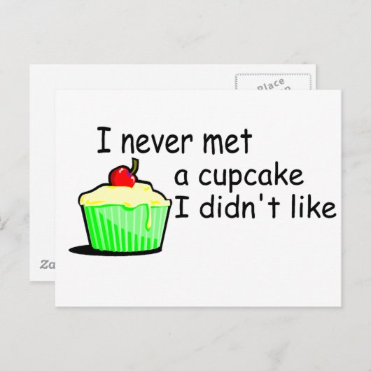 嫌いなカップケーキは見たことがない ポストカード (正面/裏面)
