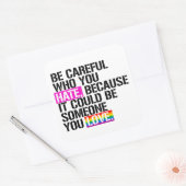 嫌いな人には気を付けなさい スクエアシール (封筒)