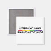 嫌いな人には気を付けなさい マグネット (正面/裏面)