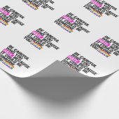 嫌いな人には気を付けなさい ラッピングペーパー (角)