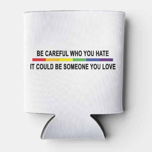 嫌いな人には気を付けなさい 缶クーラー (正面)