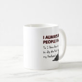 嫌いな人をハグ Funny Mug コーヒーマグカップ (正面右)