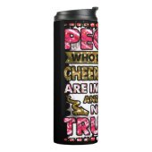 嫌いな人を信用しないチアリーティング タンブラー (回転左)