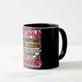 嫌いな人を信用しないチアリーティング マグカップ (正面右)