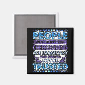 嫌いな人を信用しないチアリーティング マグネット (正面/裏面)