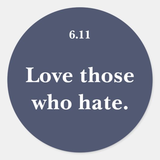 嫌いな人を愛する ラウンドシール (正面)