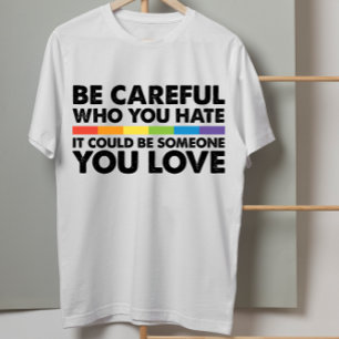 嫌いな人を選べ レインボー LGBT ゲイ プライド Tシャツ