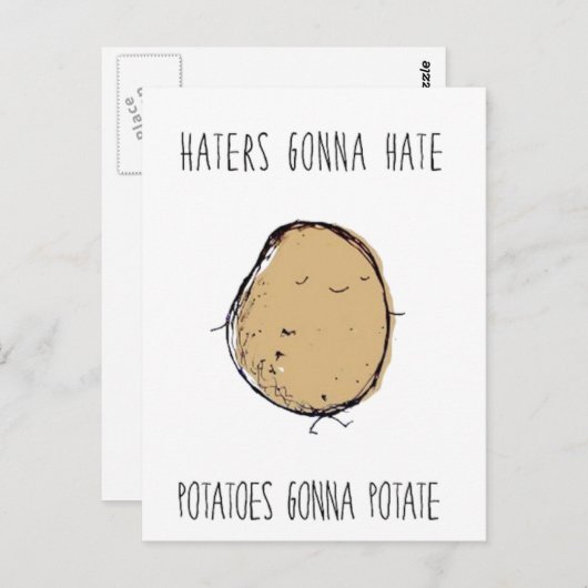 嫌いな人 ポストカード (正面/裏面)