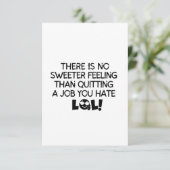 嫌いな感じ仕事よやめり甘くはない サンキューカード (スタンド正面)