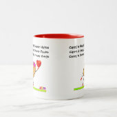 嫌いな運ことのないハート ツートーンマグカップ (中央)