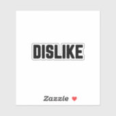 嫌い シール (シート)