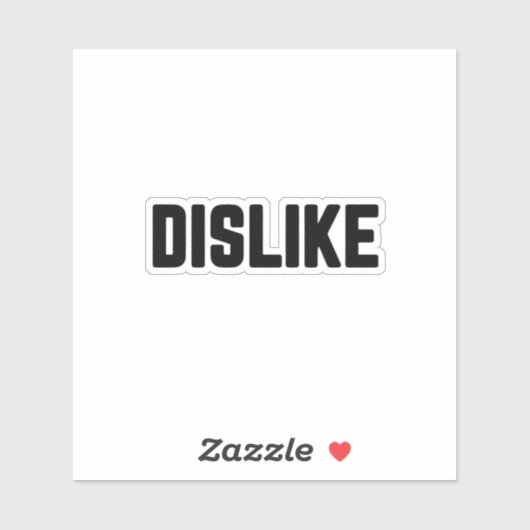 嫌い シール (シート)