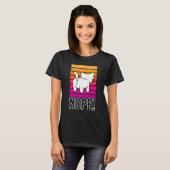 嫌だ 猫 嫌だ Tシャツ (正面フル)
